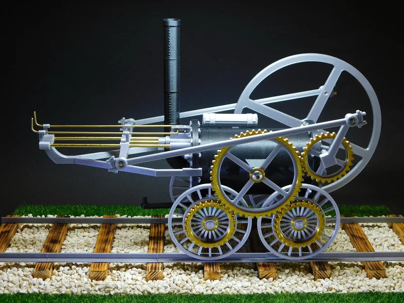 Đầu máy hơi nước đầu tiên - Mô hình cơ khí lịch sử - Image 5