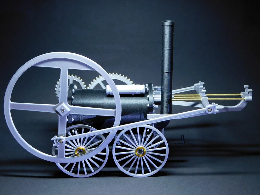 Đầu máy hơi nước đầu tiên - Mô hình cơ khí lịch sử - Image 11