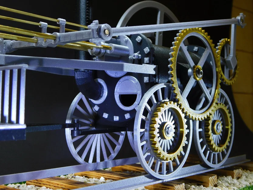 Đầu máy hơi nước đầu tiên - Mô hình cơ khí lịch sử - Image 13