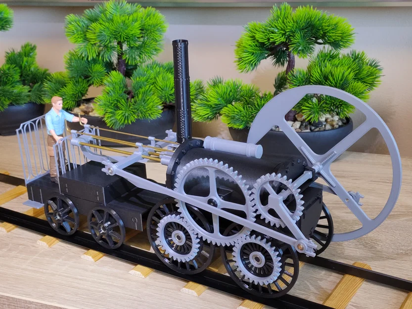 Đầu máy hơi nước đầu tiên (The first steam locomotive) - Image 1