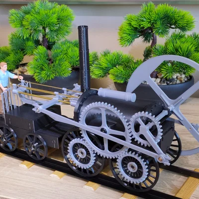 Đầu máy hơi nước đầu tiên (The first steam locomotive)