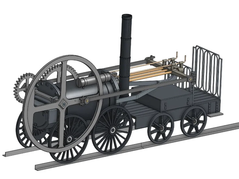 Đầu máy hơi nước đầu tiên (The first steam locomotive) - Image 9