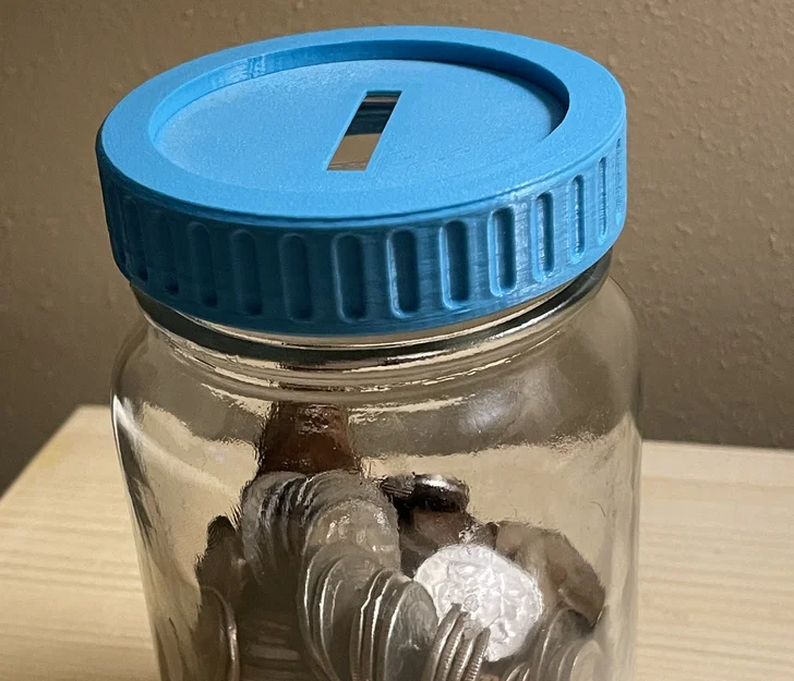 Nắp Ống Heo Cho Hũ Mason Jar (Miệng Thường) - Image 1