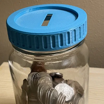 Nắp Ống Heo Cho Hũ Mason Jar (Miệng Thường)