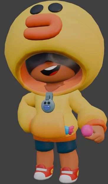Mô hình 3D Sally Leon Brawl Stars chất lượng cao cho fan game - Image 1