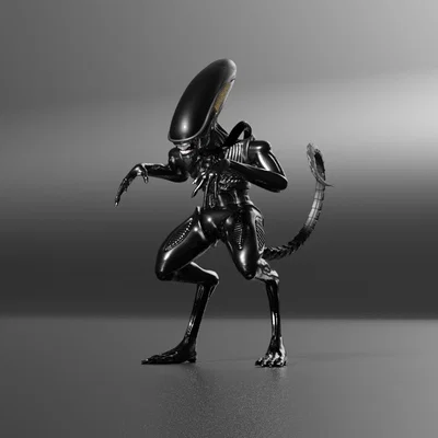 Mô hình XenoMorph độ phân giải cao từ series Alien