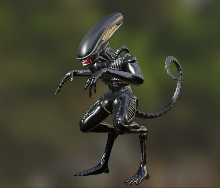Mô hình XenoMorph độ phân giải cao từ series Alien - Image 2