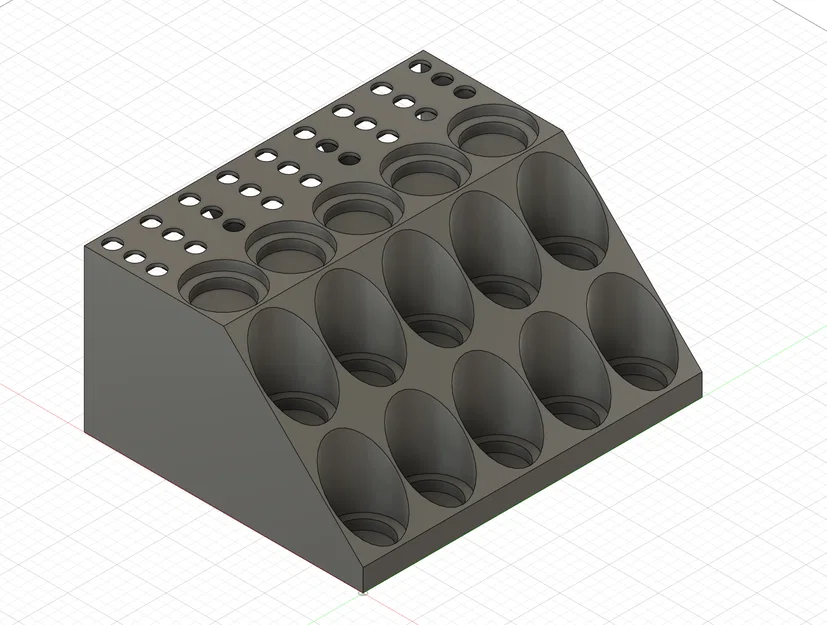 Giá để sơn Citadel & Vallejo và khay cắm cọ - Image 1