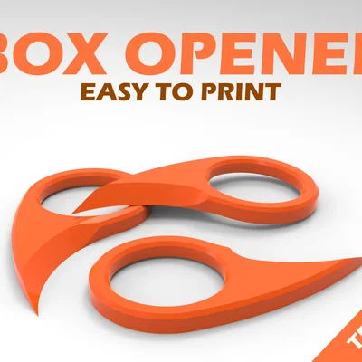 Dụng cụ mở thùng hàng in 3D tiện lợi (Box Opener) - Dễ in, dễ dùng