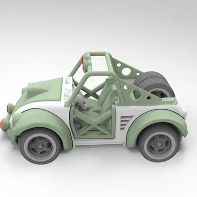 Mô hình xe đua địa hình Car V10 cực chất cho dân in 3D