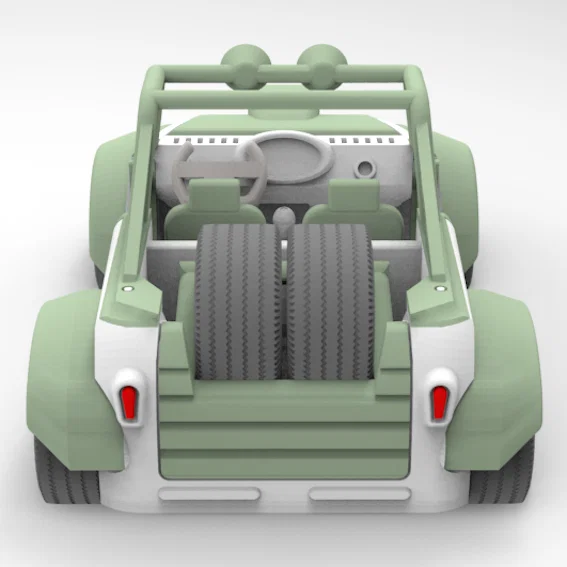 Mô hình xe đua địa hình Car V10 cực chất cho dân in 3D - Image 3