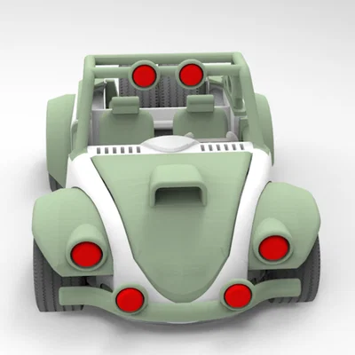 Mô hình xe đua địa hình Car V10 cực chất cho dân in 3D