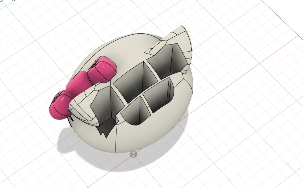 Ống đựng đồ trang điểm Hello Kitty - Image 2