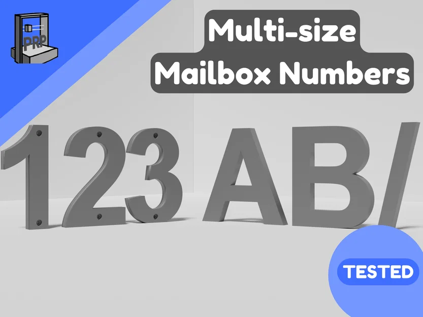 Số dán hộp thư nhiều kích thước - Image 1