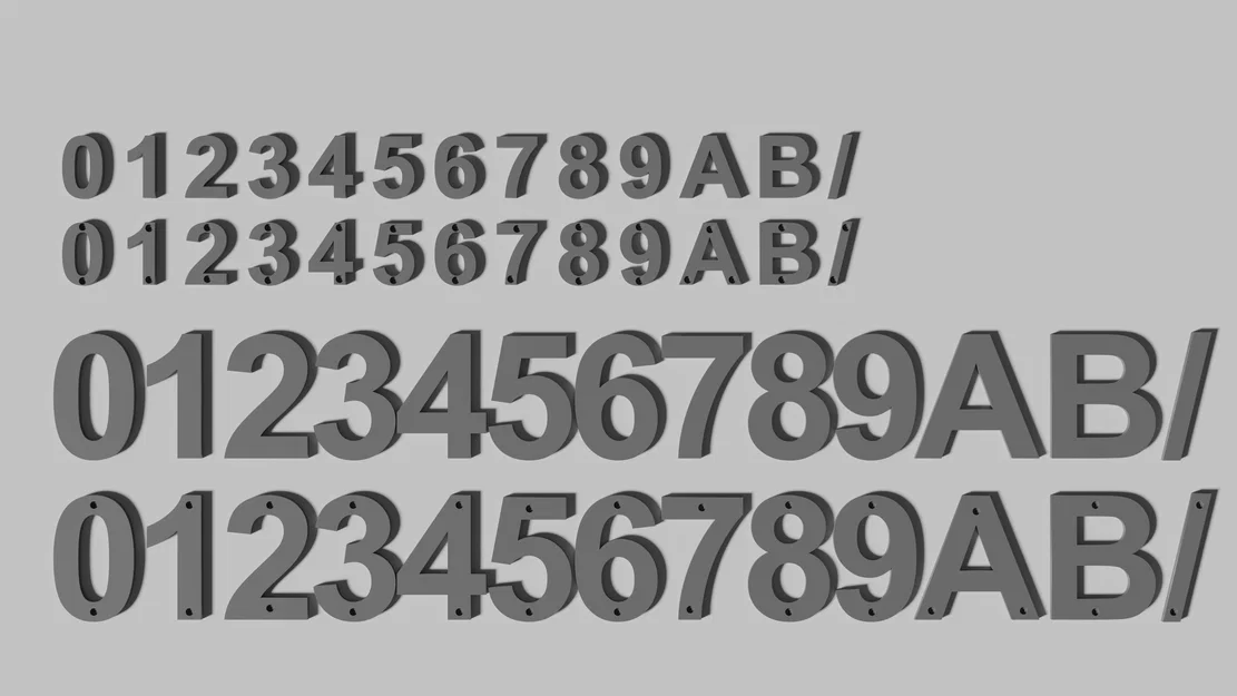 Số dán hộp thư nhiều kích thước - Image 2