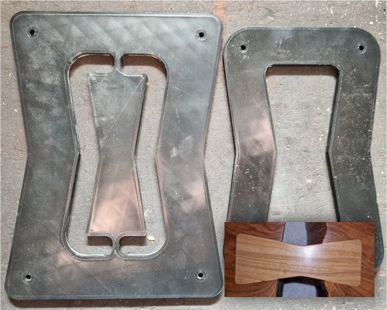 Bộ khuôn router làm mộng cánh bướm - 2 kích thước - Image 1