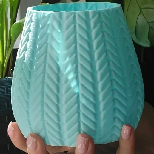 Ống cắm bút họa tiết đan len 3D in nhanh cực đẹp - Image 4