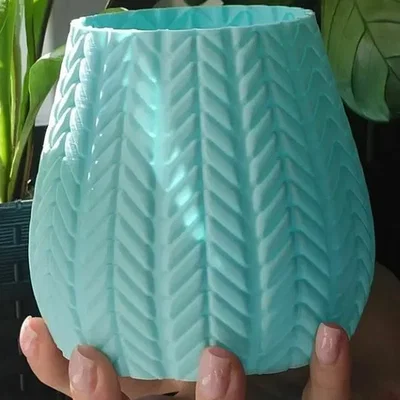 Ống cắm bút họa tiết đan len 3D in nhanh cực đẹp