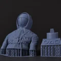 Mô hình tượng lính gác Squid Game độc đáo cho dân chơi 3D - Thumbnail 3
