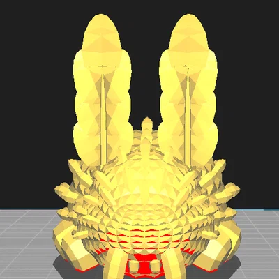 Mô hình 3D Deep Sea Bunny từ game Pressure (Roblox)