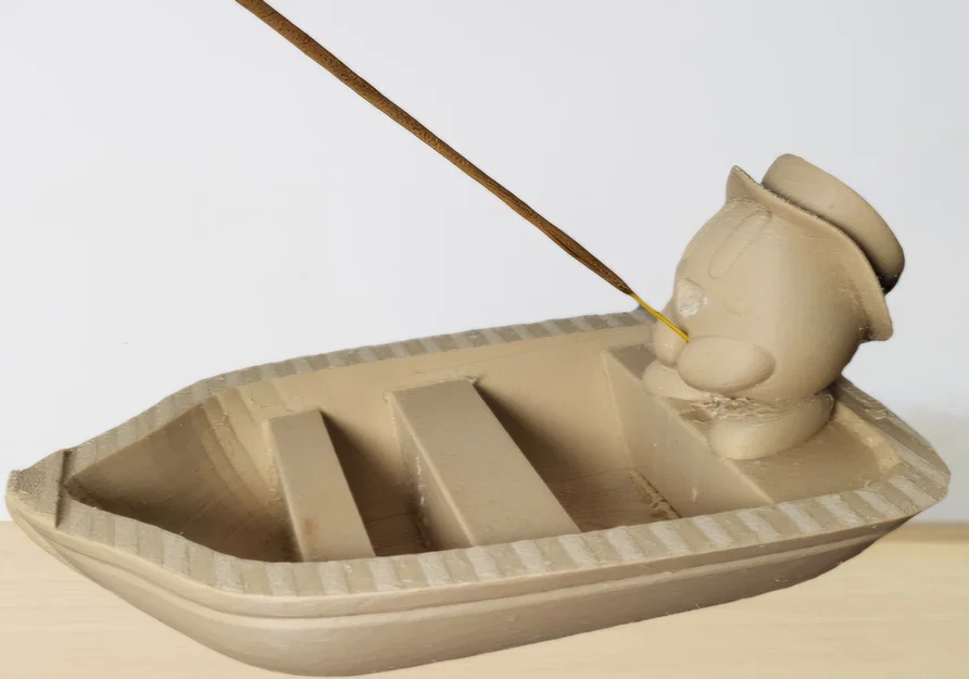 Mô hình Kirby câu cá - Đế cắm nhang - Image 3