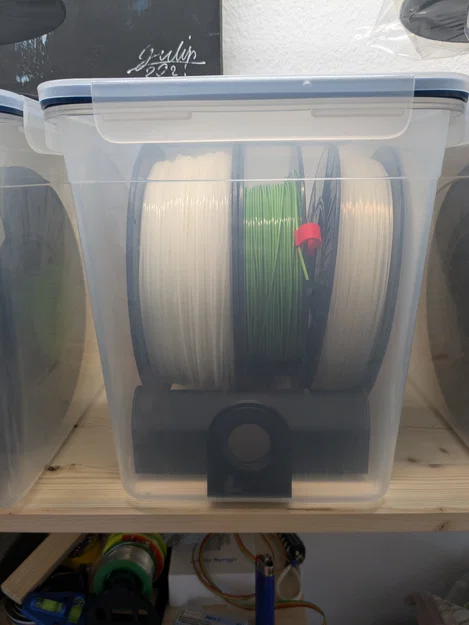 Hộp đựng Filament IKEA 365+ 10.6l kèm khay chứa hạt hút ẩm - Image 1