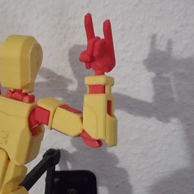 Bàn tay Metal cho Dummy 13 - Phụ kiện tay Devil Horns độc đáo