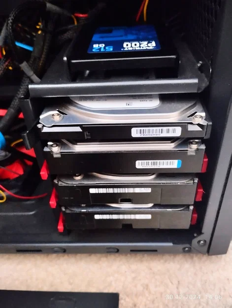 Khay gắn ổ cứng Zalman Z3 Plus - Phụ kiện in 3D cho case máy tính - Image 1