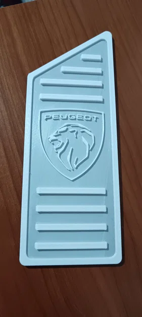 Tấm lót chỗ để chân in 3D cho xe Peugeot 2008 II (Footrest) - Image 1