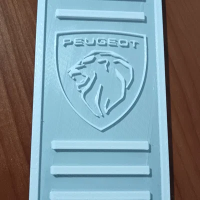 Tấm lót chỗ để chân in 3D cho xe Peugeot 2008 II (Footrest)