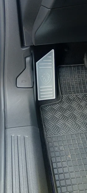 Tấm lót chỗ để chân in 3D cho xe Peugeot 2008 II (Footrest) - Image 3