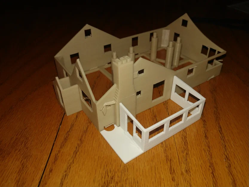 Mô hình Nhà và Gara tỷ lệ HO - Image 4