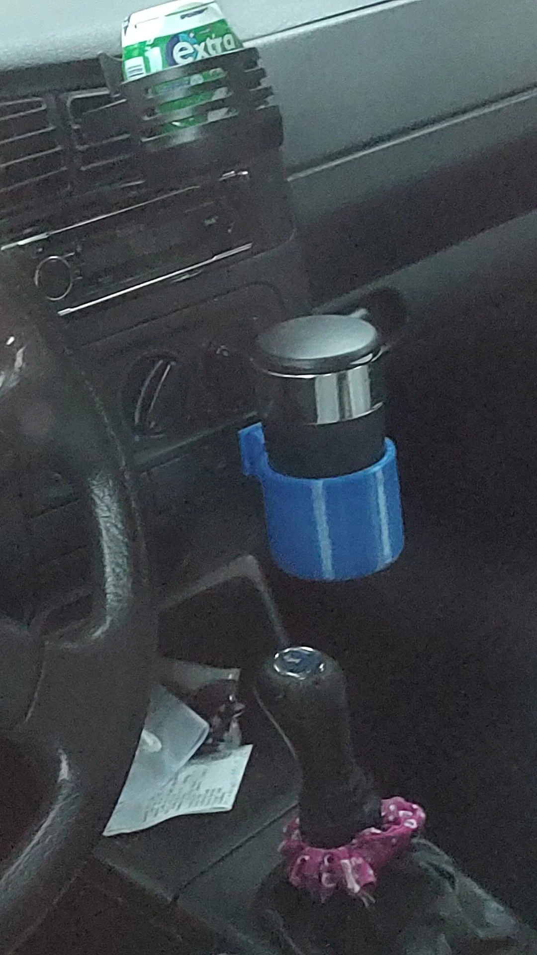 Giá để ly/gạt tàn cho khe phụ kiện trên taplo xe VW Golf 3 1