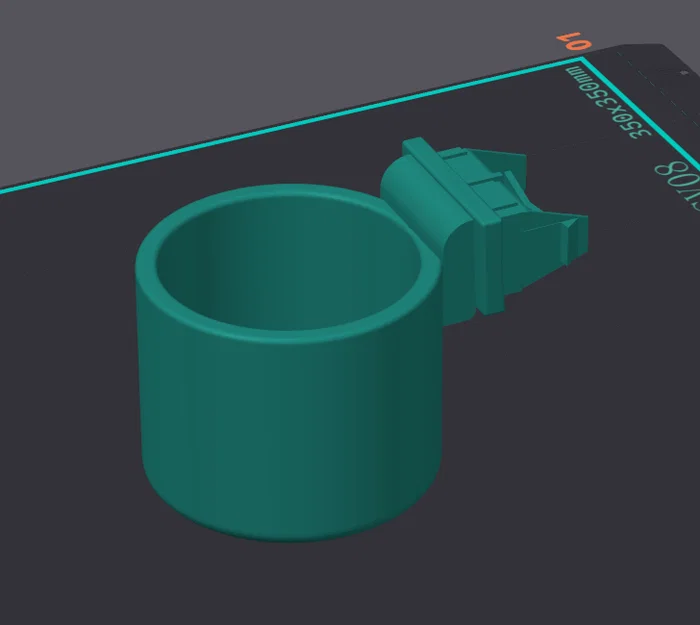 Giá để ly/gạt tàn cho khe phụ kiện trên taplo xe VW Golf 3 - Image 2