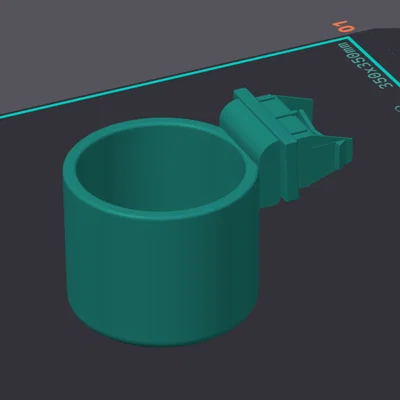 Giá để ly/gạt tàn cho khe phụ kiện trên taplo xe VW Golf 3