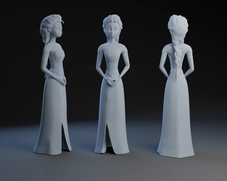 Mô hình 3D Elsa: Frozen - Image 1