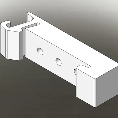 Ngàm gắn Din Rail 35mm đa năng dùng ốc M3 (Din Rail Mount)