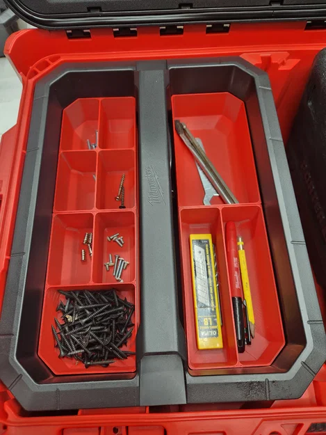 Khay đựng và tấm chia ngăn cho hộp dụng cụ Milwaukee Packout - Image 1