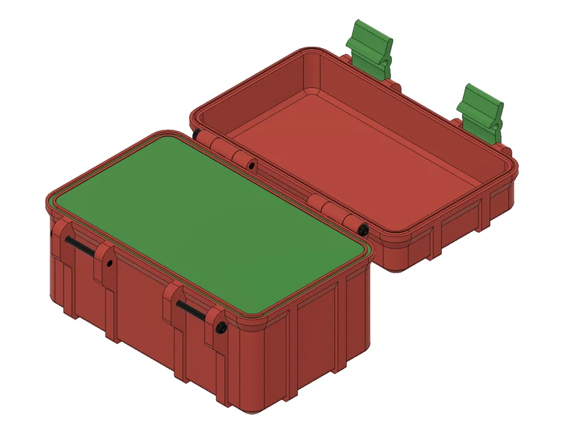 Remix Parametric Rugged Box của Whity với khay lót trống và nhãn dán - Image 1