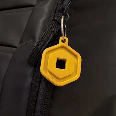Móc khóa đồng xu Robux
