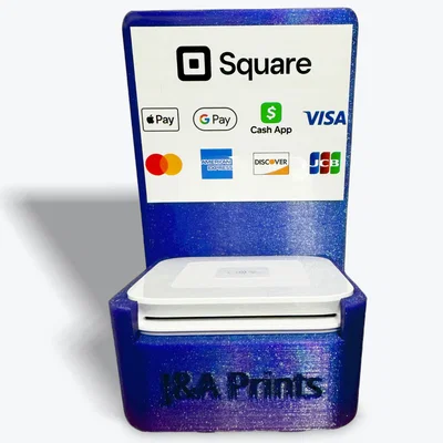 Giá đỡ Square Reader có bảng nền trưng bày