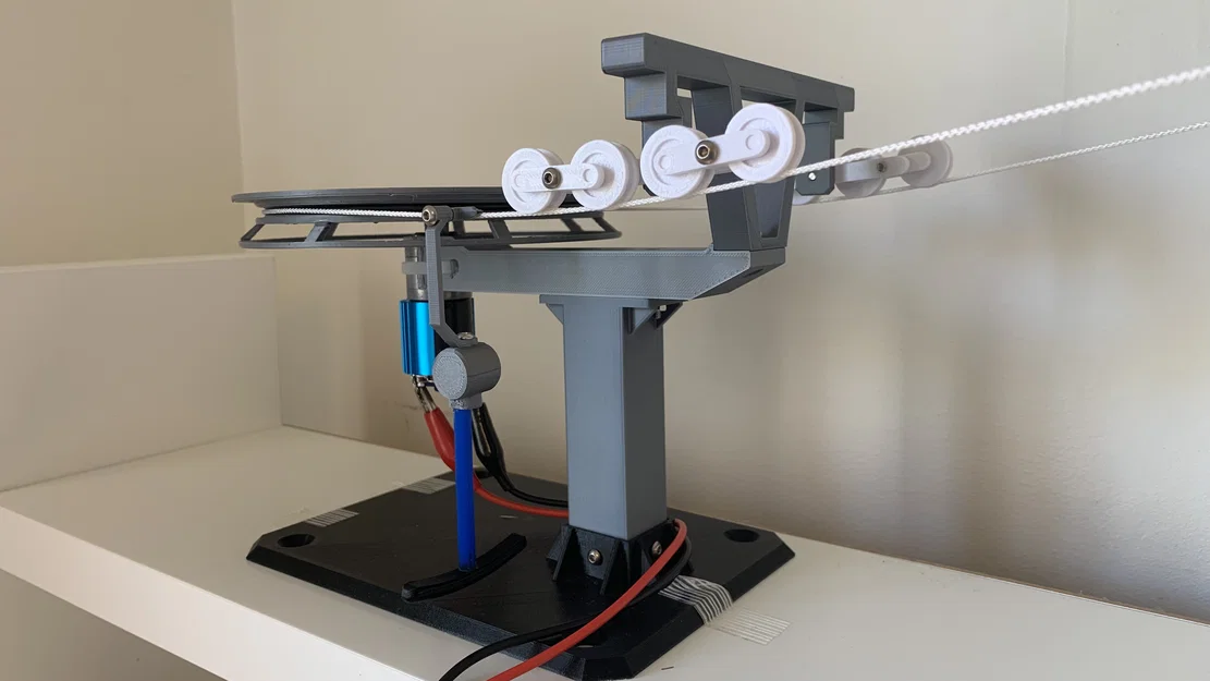 Mô hình cáp treo trượt tuyết hoạt động bằng động cơ điện - Image 2