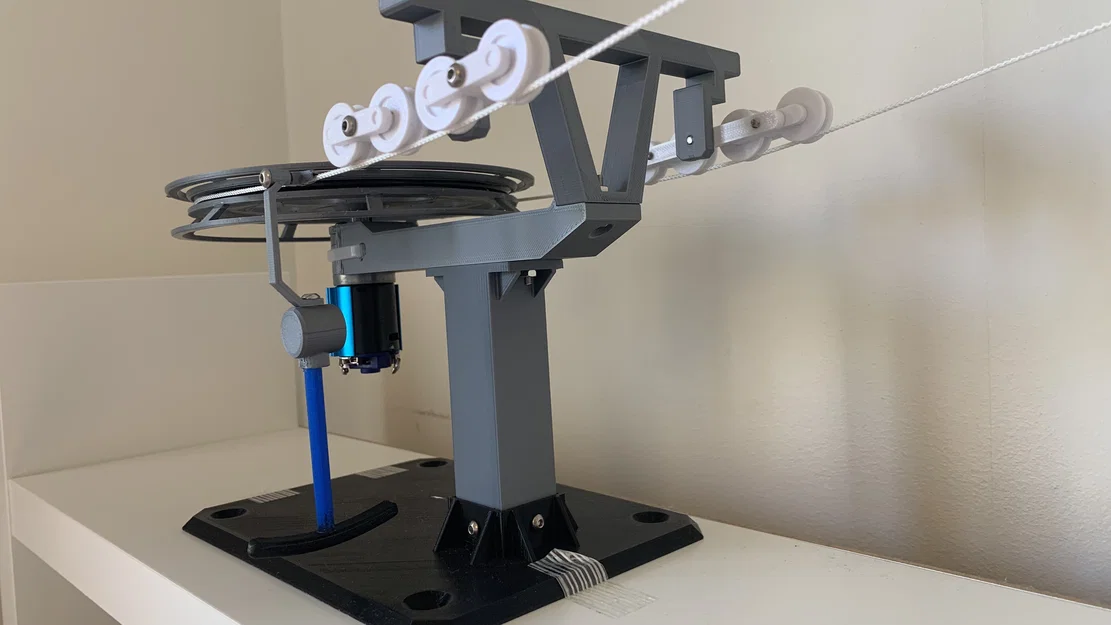 Mô hình cáp treo trượt tuyết hoạt động bằng động cơ điện - Image 4