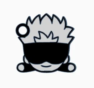 Bộ sưu tập móc khóa Jujutsu Kaisen chibi in 3D dễ thương - Image 2