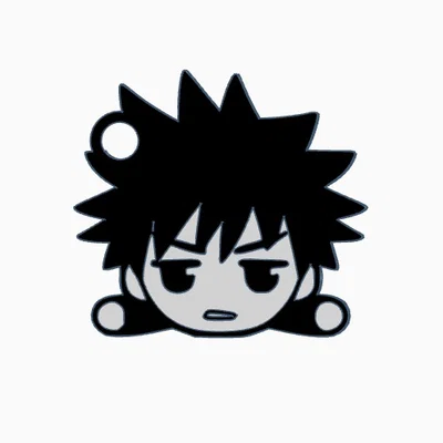Bộ sưu tập móc khóa Jujutsu Kaisen chibi in 3D dễ thương