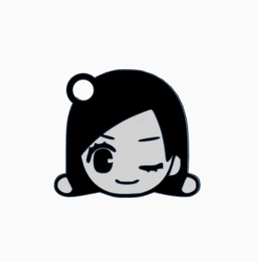 Bộ sưu tập móc khóa Jujutsu Kaisen chibi in 3D dễ thương - Image 5