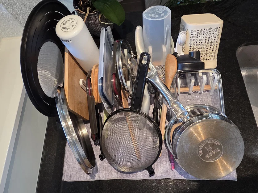 Giá úp bát đĩa, kệ để bát (Dish drainer/rack) - Image 3