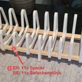 Giá úp bát đĩa, kệ để bát (Dish drainer/rack) - Thumbnail 5