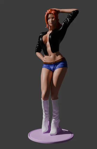 Mô hình Pretty Woman - Figure 3D phong cách thời trang quyến rũ - Image 4