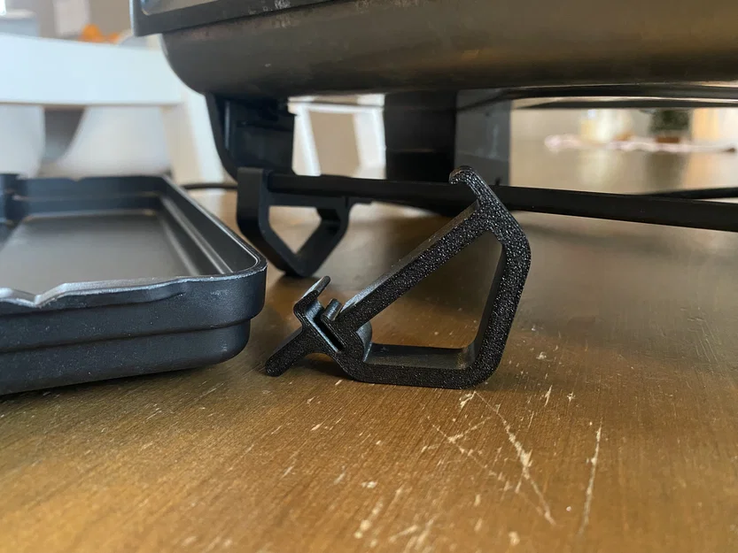 Chân đế 3D cho Tefal OptiGrill - Giữ vỉ nướng cân bằng hoàn hảo - Image 1